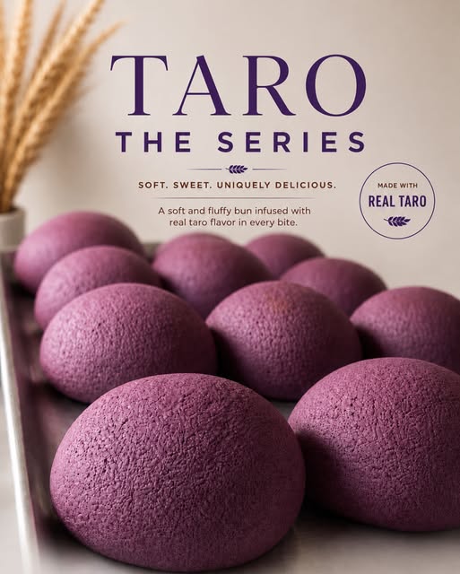 Taro The Series: deretan coffee bun berwarna ungu